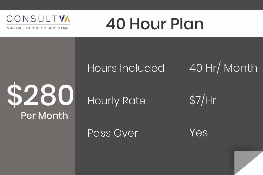 40 Hour Plan