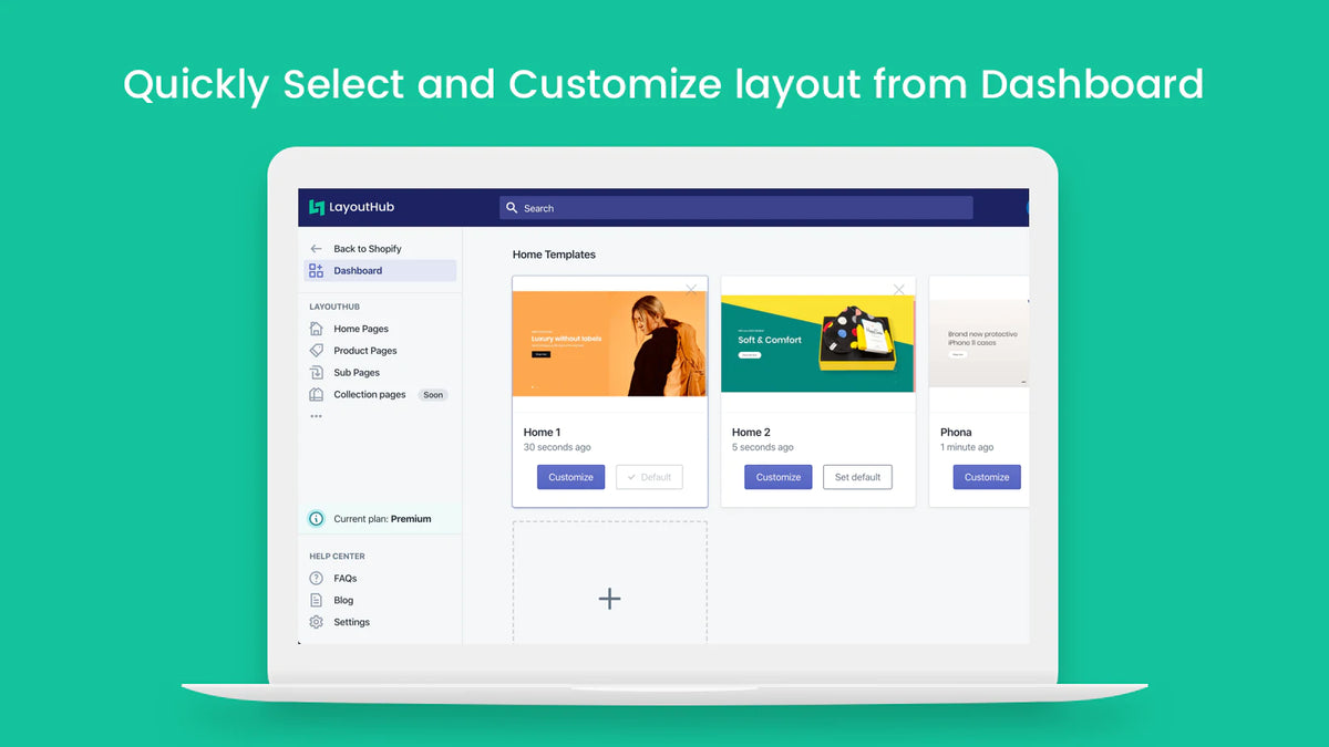 LayoutHub ‑ Easy Page Builder Speed Store design apps in Shopify