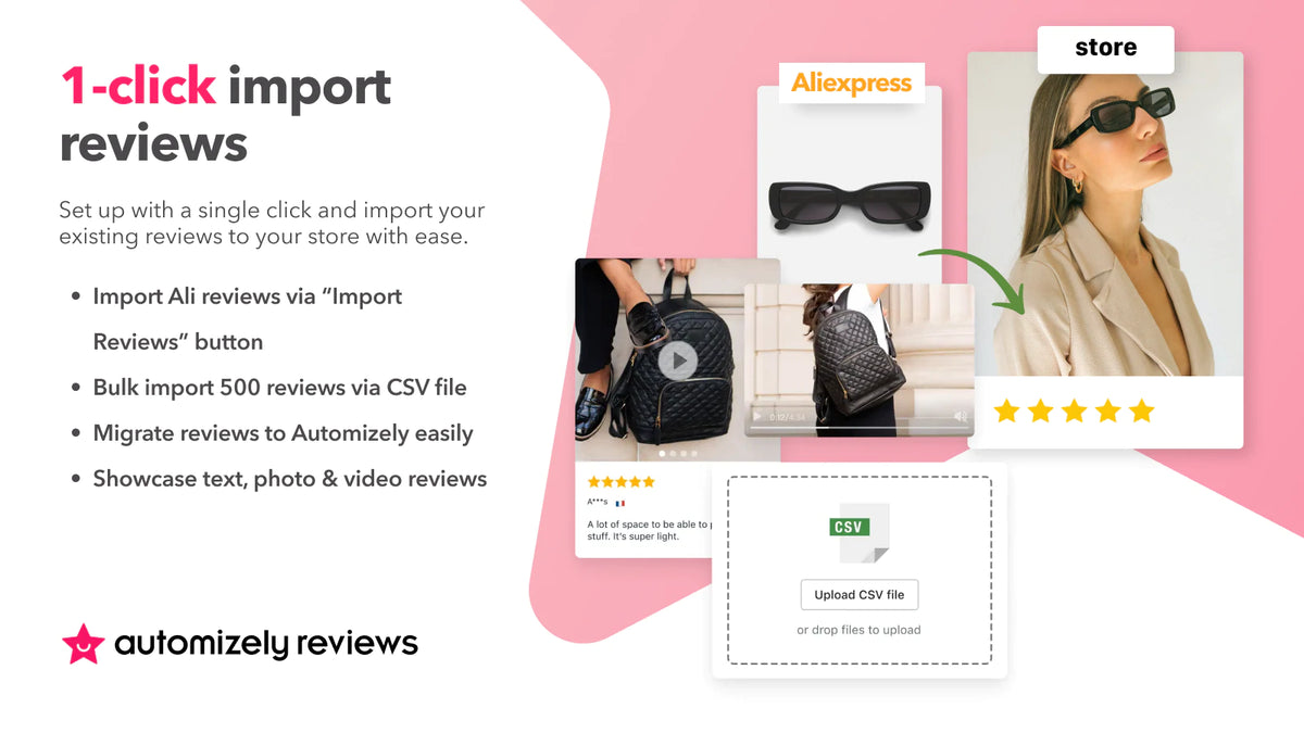 Automizely Product Review App Store design apps in Shopify