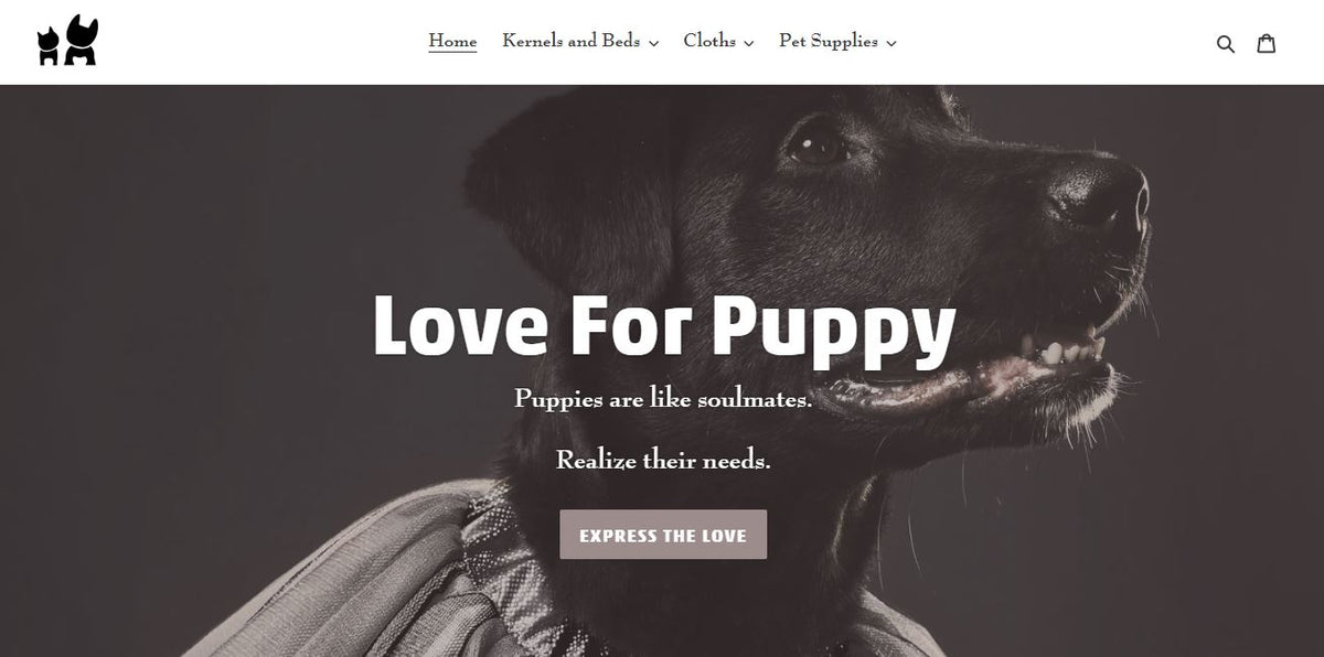 Pets E commerce Website For Sale